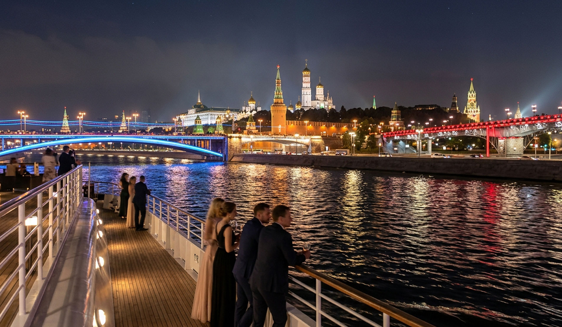 Ночной круиз по Москве-реке